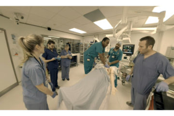 360-degree video medical emergency simulation